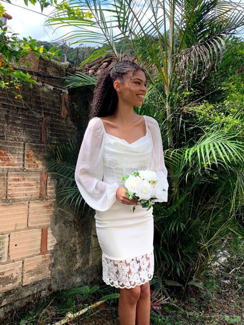 Meu vestido de casamento Civil 2