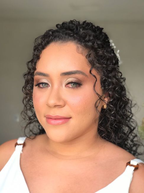 Teste de make e penteado 2