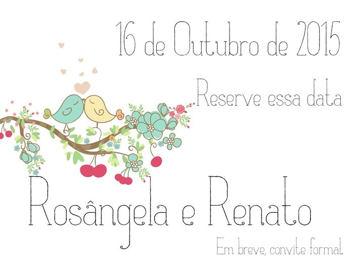 Nosso Save the date