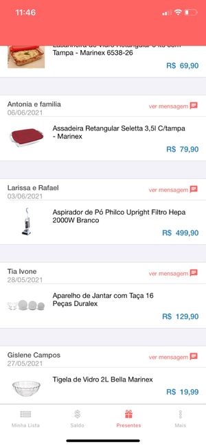 Lista de Presentes 2