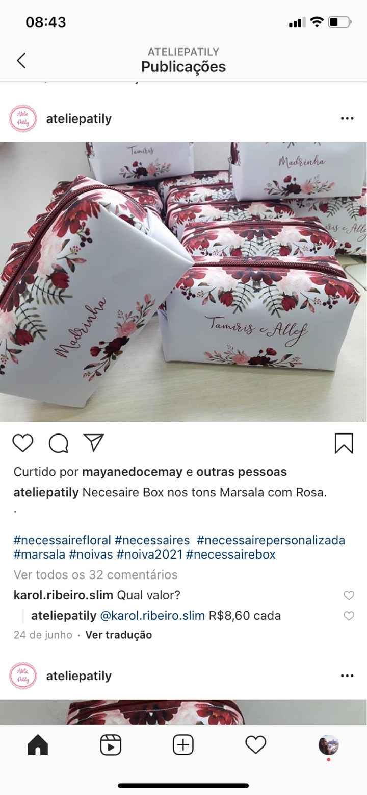 Lembrancinha - Madrinhas - 1