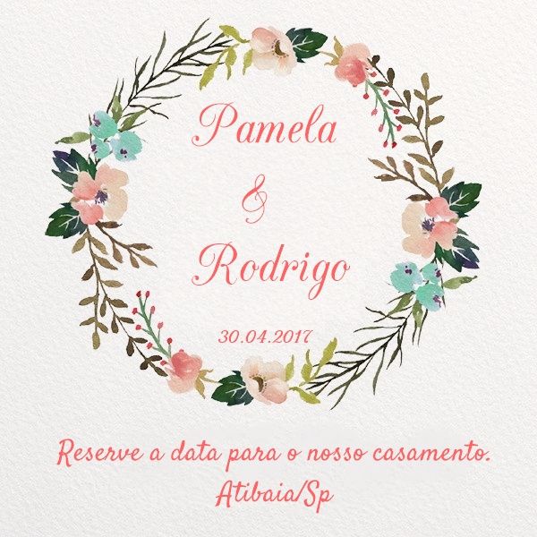 Nosso save the date