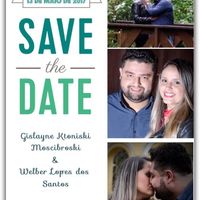A 1ª Versão do Nosso SAVE THE DATE