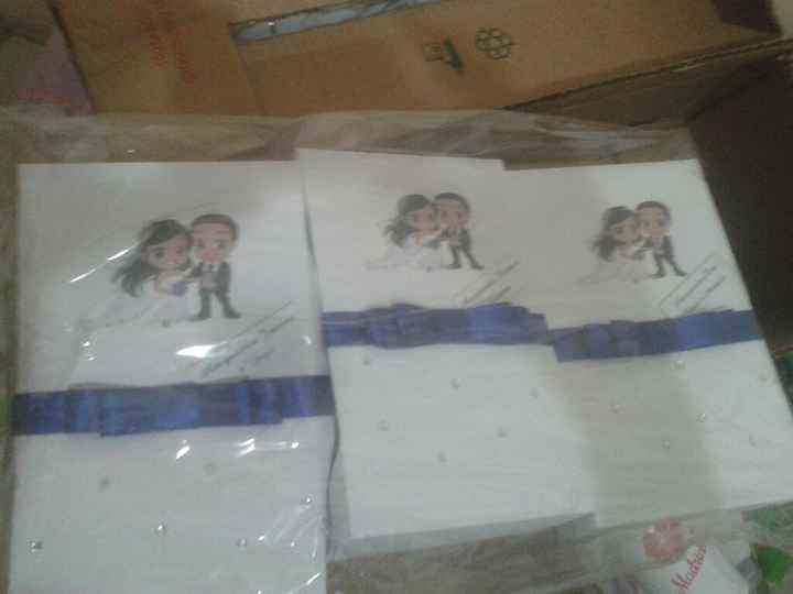Chegaram minhas lembranças dos padrinhos e a caixa convite para os mesmos :) - 2
