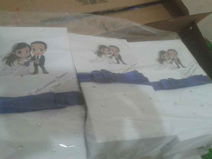 Chegaram minhas lembranças dos padrinhos e a caixa convite para os mesmos :) - 4