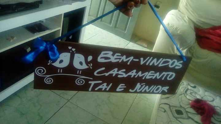 Placa sejam bem vindos! chegooou!!!! - 2
