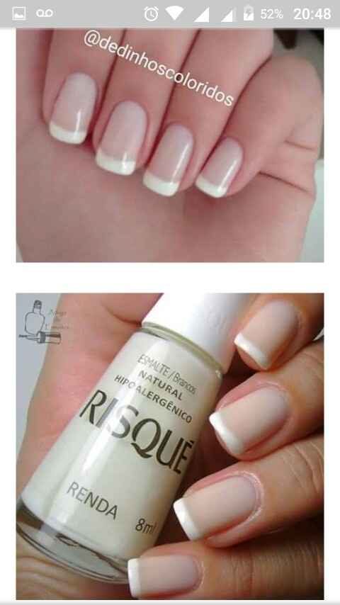 Unhas do grande dia!!! :) - 1