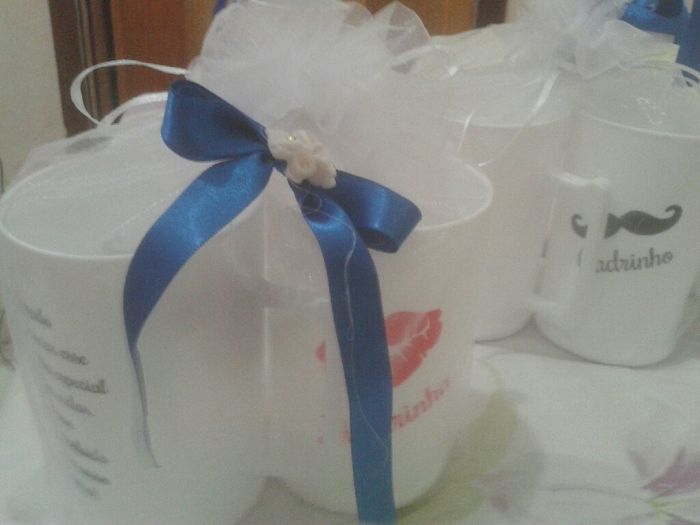 Chegaram minhas lembranças dos padrinhos e a caixa convite para os mesmos :) - 3