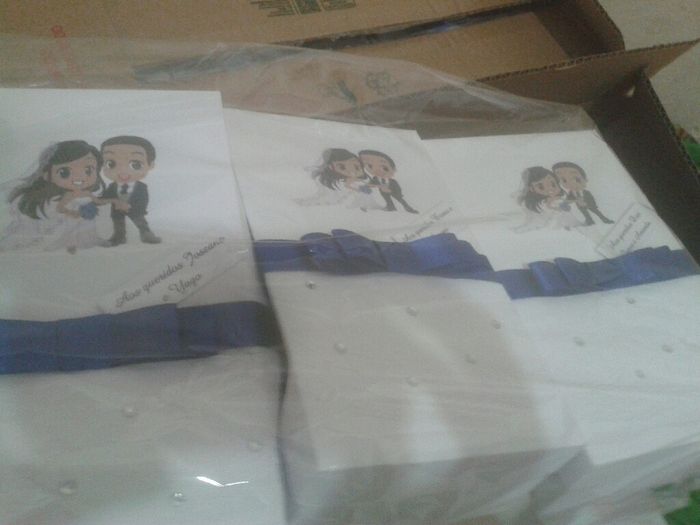 Chegaram minhas lembranças dos padrinhos e a caixa convite para os mesmos :) - 4