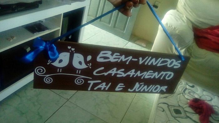 Placa sejam bem vindos! chegooou!!!! - 2