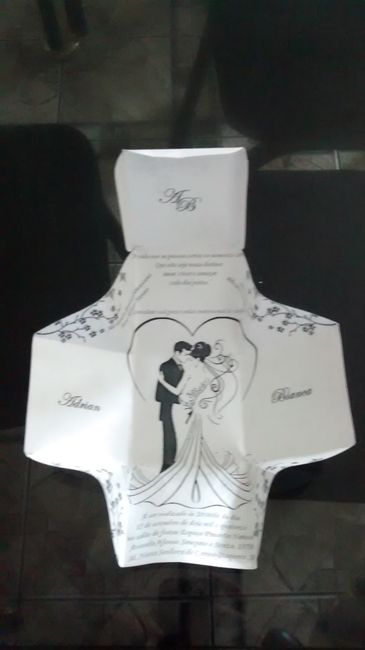 Meu convite de casamento 