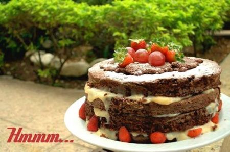 Faça você mesma.....Bolo Naked Cake