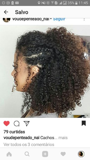 Penteados para noivas  cacheadas. 3