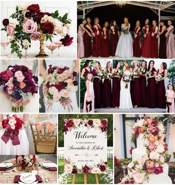 Decidi as cores do meu casamento!
