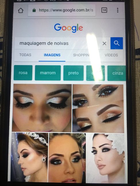 Meu teste de make e penteado !! - 2
