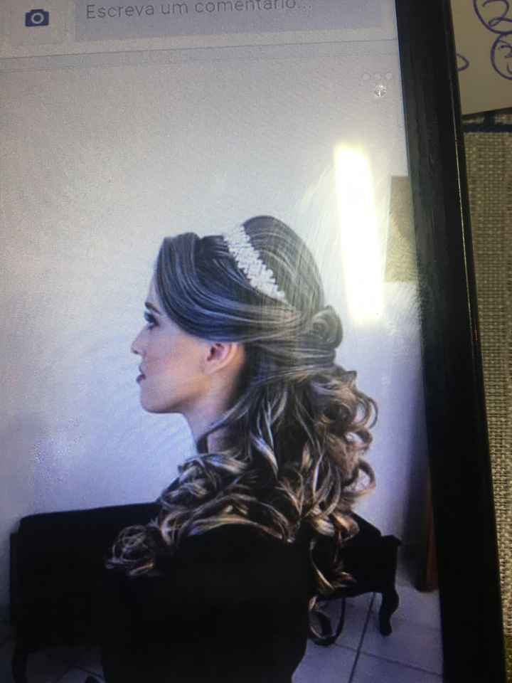  Meu teste de make e penteado !! - 1