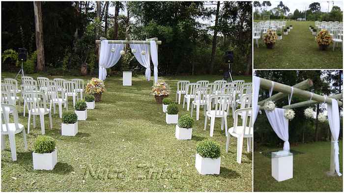 Decoração cadeira de plástico - 2