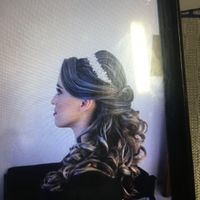 Meu teste de make e penteado !! - 1