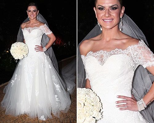 Vestido com manga