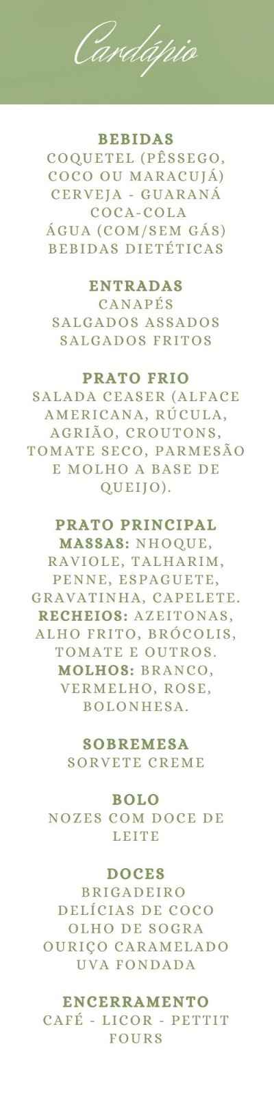Menu - 1