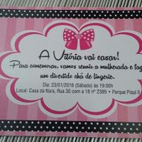Convite pronto para entrega. vem ver! - 3