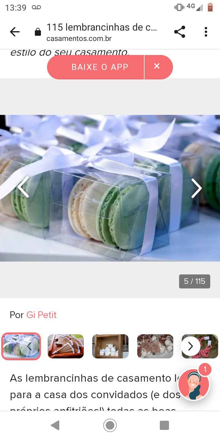 Poste AQUI uma foto da lembrancinha que vão dar para as pessoas convidadas🎁👇 - 1