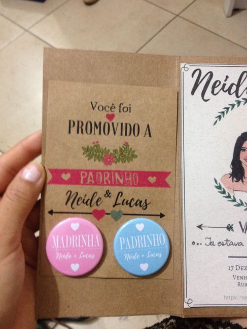  Convites Padrinhos/convidados-feito por Mim - 6