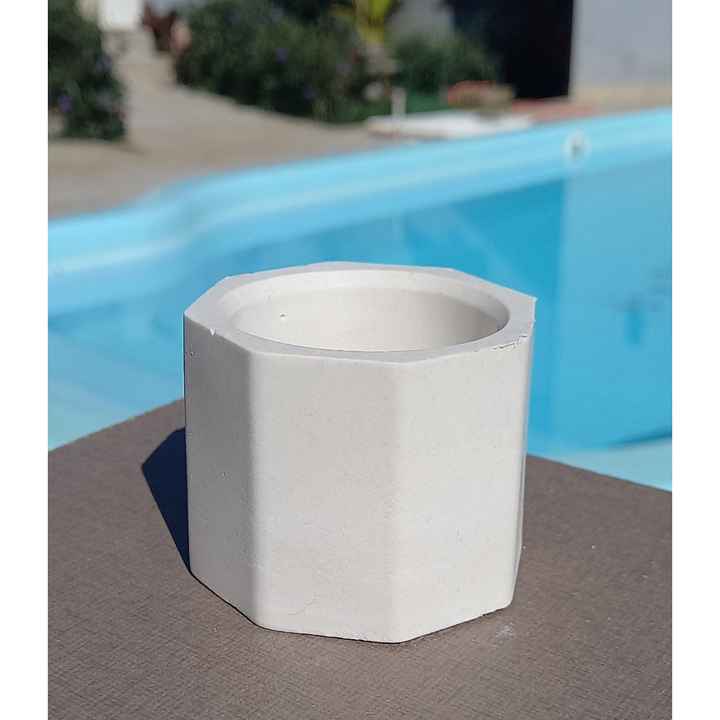 Vaso de Gesso para velas - 3