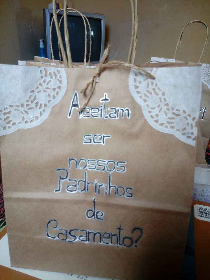 Nosso convite para os padrinhos - 1