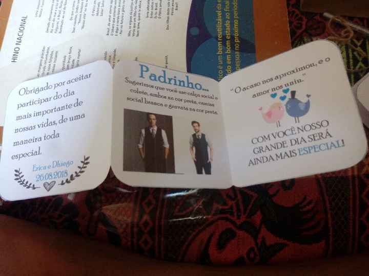 Nosso convite para os padrinhos - 2