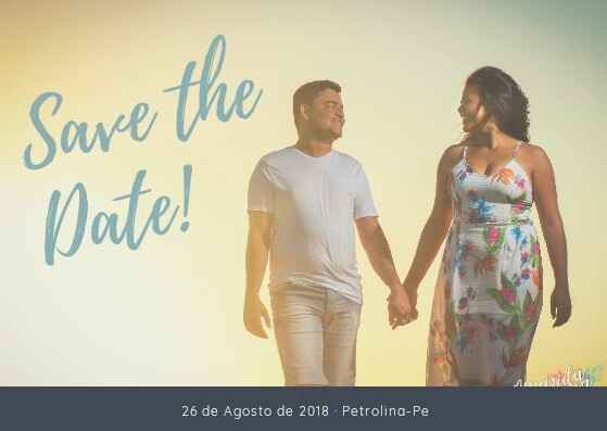 Nosso save the date - 1