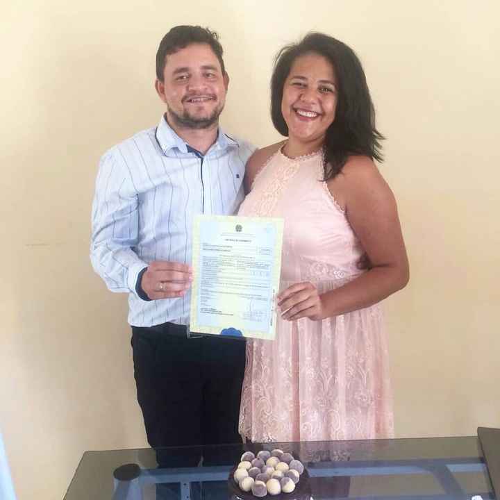 Nosso casamento civil! - 1