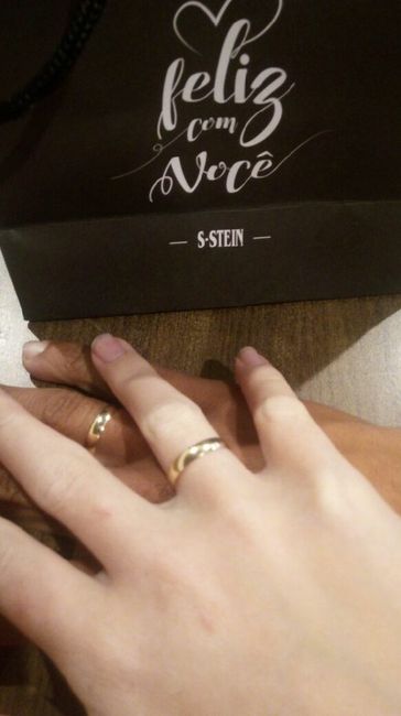 Poste a foto da sua aliança de noivado! - 1