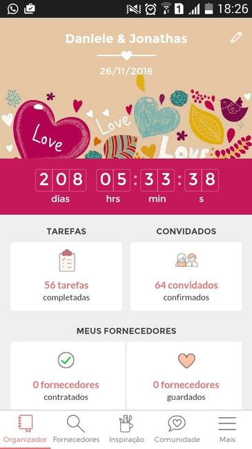 Contagem regressiva das noivas- vem ver! - 1