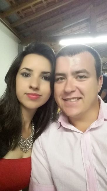 Eu e meu lindo noivo