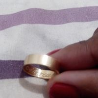 Minha aliança de noivado!