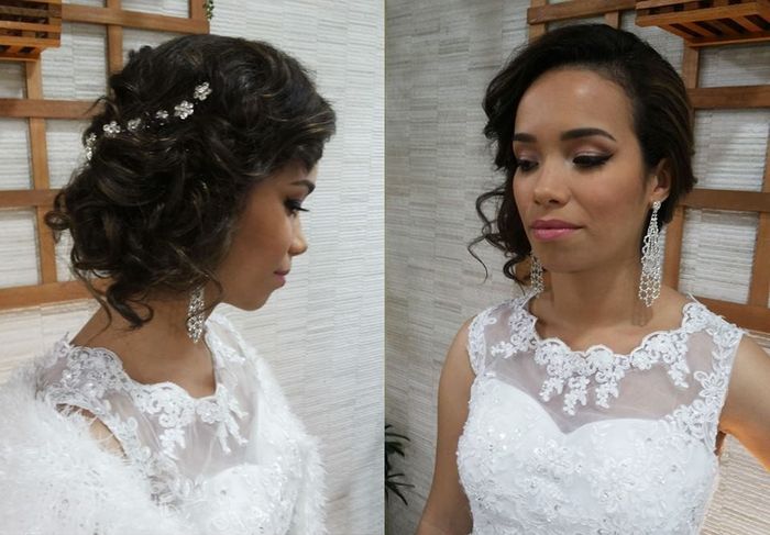 penteado e make
