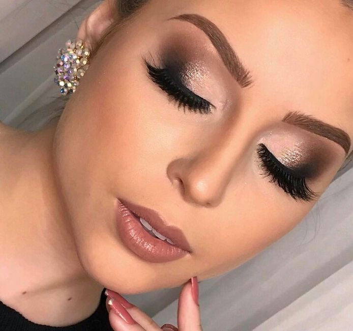 Meu teste de make e penteado !! - 1