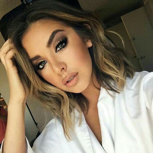 Meu teste de make e penteado !! - 4
