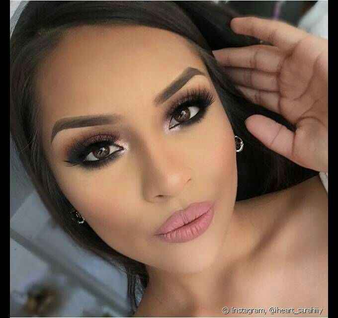  Meu teste de make e penteado !! - 5