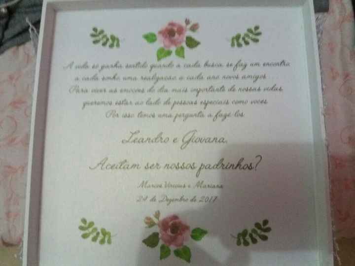 Caixinha dos padrinhos #vemver - 2