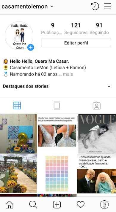 Oi noivinhas, tudo bem? Sou muito viciada em Redes Sociais (principalmente o Instragram) e vejo muit