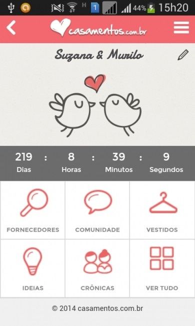 Quanto tempo falta para o seu casamento? - 1