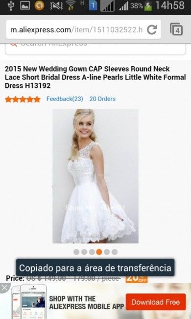 Roupa para ensaio pré casamento - 1