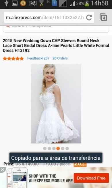 Roupa para ensaio pré casamento - 1