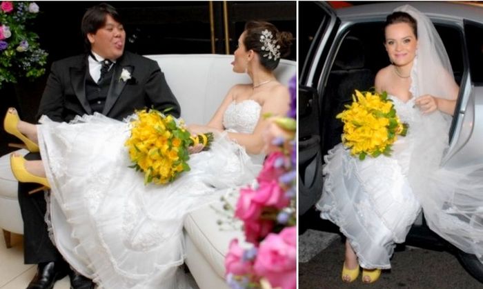 lindos sapatos amarelo