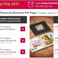 Promoção de Fotolivros