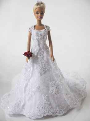 Mini vestido de noiva