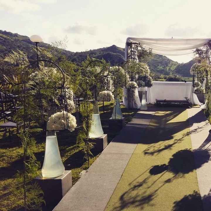 Tudo o que aconteceu no meu casamento- decoração da cerimônia - 9