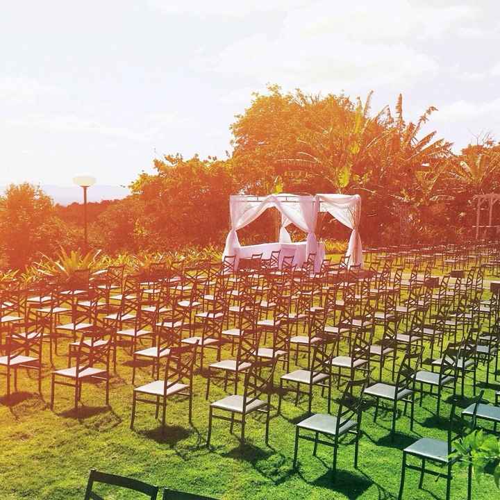 Tudo o que aconteceu no meu casamento- decoração da cerimônia - 1